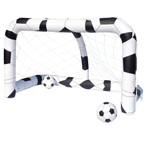 Porta gioco calcio gonfiabile per bambini 213x122x137 cm con due palloni gonfiabili da giardino esterno