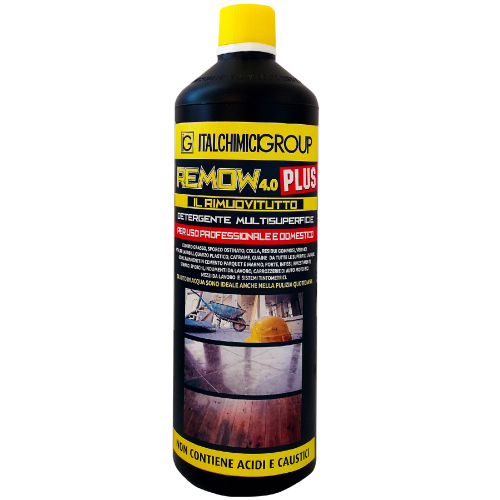 REMOW descaler dissolver 500 ml eliminates residues of varnishes glazes greases and greases from all surfaces with surfactants