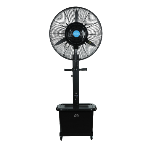 Le nébuliseur Magnum fan 66 cm abaisse la température avec réservoir pour une utilisation en extérieur et en intérieur