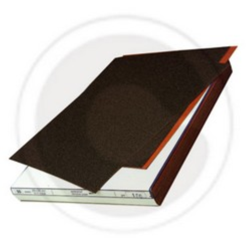100 hojas de papel de lija acabado vidrio WS.C impermeable 120 gr silicona