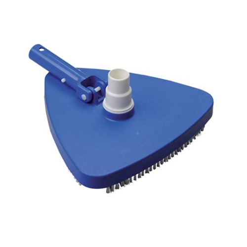 Cepillo aspirador triangular Domus para la limpieza de piscinas y piscinas Ø 32/38 mm empalme manguera cepillo accesorios