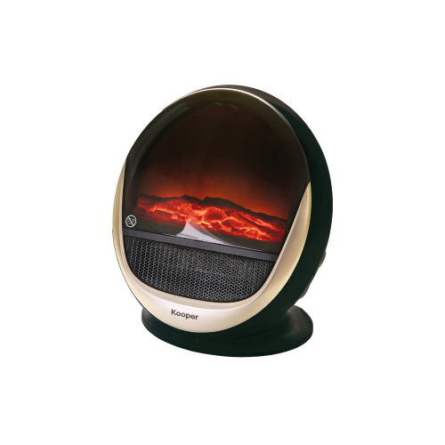 Kooper fireplace effect stove mod Marte 1500W cm30x24x35h flame effect 2 power selectors