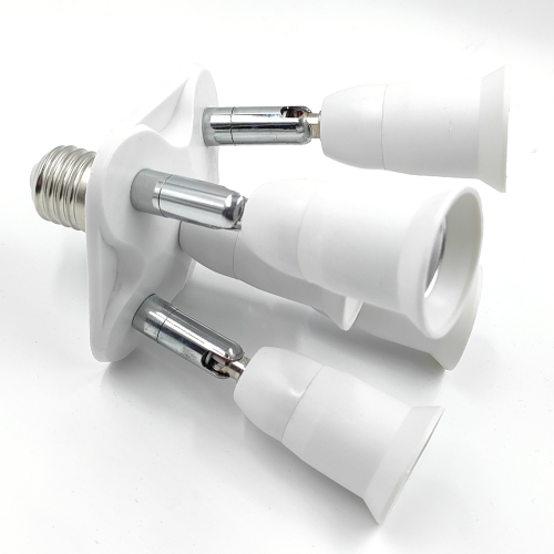 De-Lite adaptateur d'ampoule douille avec 5 douilles E27 E40 B22 adaptateur douilles réglables 5 en 1