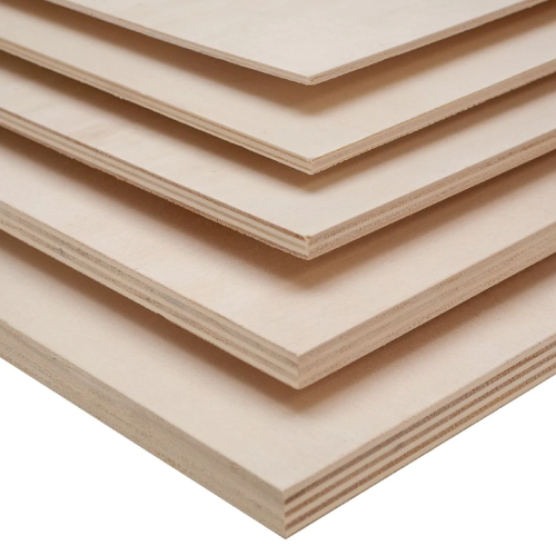Sperrholz 1000 x 510 x 10 mm vorgeschnitten 5 Stück europäisches Pappelsperrholz für den Zimmereibau