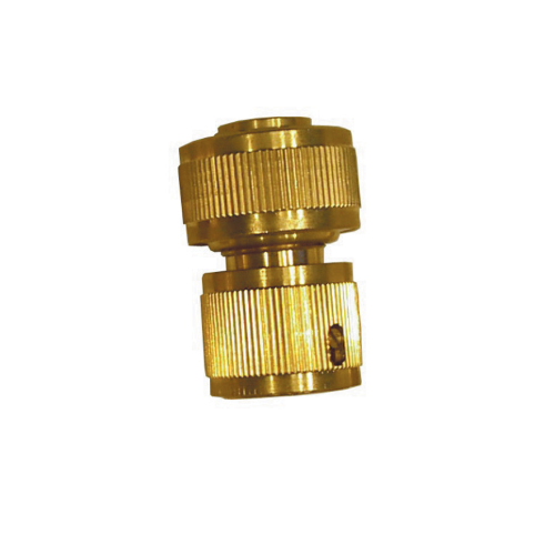 Irrigo Art. 8112 raccordo portagomma con acquastop in ottone per tubi da 3/4" irrigazione giardino