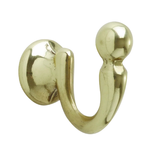 25 hooks mod Sphere for curtains shiny gold 50x40 mm hook support