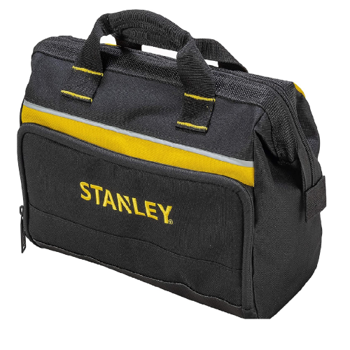 Stanley borsa portautensili in nylon con base rigida cm30x25x13 con due tasche