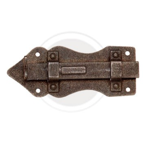 25 pz catenaccio catenacciolo art 46006 95x40 mm ferro vecchio rustico antico