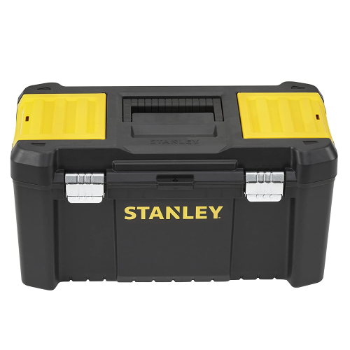 Stanley cassetta porta attrezzi essential cm cm.48,2x25,4x25 con chiusura in metallo