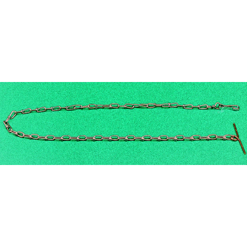 chain for dogs 120 cm Vittoria link with carabiner crossbar 13 g