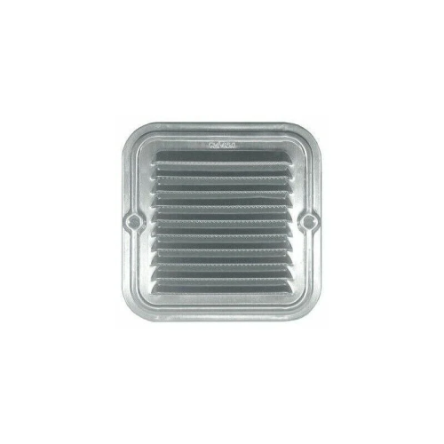 14 x 14 cm aluminum ventilation grille with insect protection net complete with screws and dowels