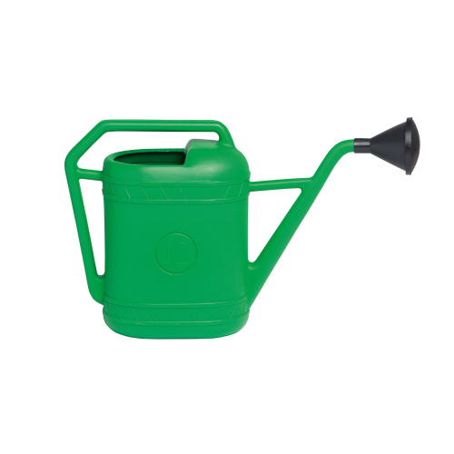 Arrosoir en plastique vert antichoc 6 litres avec douchette pour arroser le jardin et les plantes