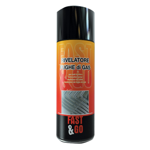 Fast&Go bomboletta 400 ml spray per rilevamento fughe di gas per installatori e privati