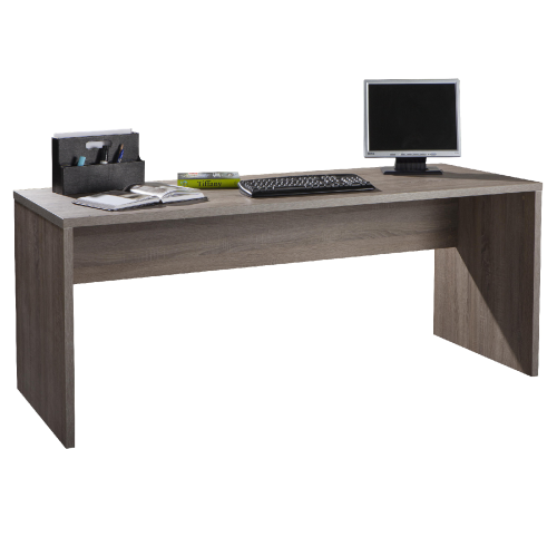 Drawing line desk Art. SR 5140 K511 cm 178x69x75h with chipboard crosspiece covered in truffle oak melamine