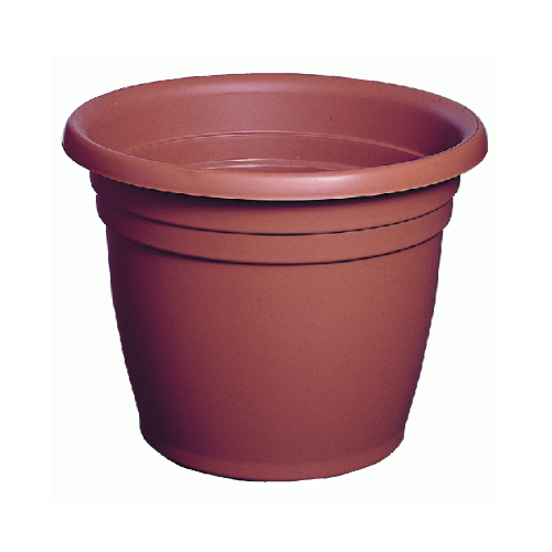 Vaso tondo I.C.S. Ø 55 x h.37 Lt. 50 per fiori giardino in polipropilene senza sottovaso