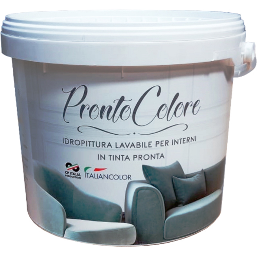 Idropittura prontocolore lavabile traspirante 2,5 lt. per interni colore tortota ideale per interni