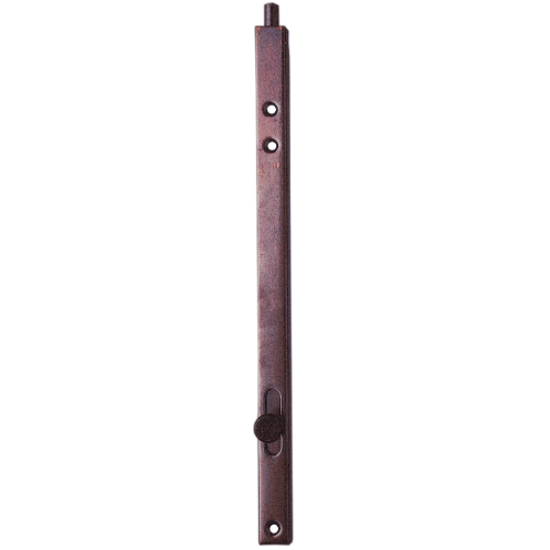 Catenaccio verticale Art.231 in acciaio lunghezza 40 cm finitura bronzato con fori