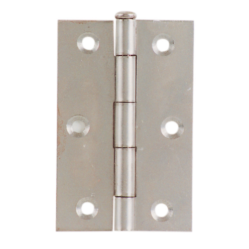Aldeghi hinge Art.480 in polished iron 100 x 70 mm height 4" with removable pin
