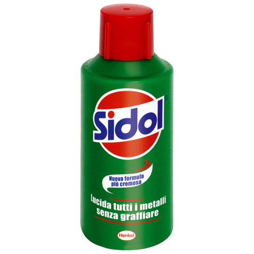 Sidol metal polish 75 ml leaves no scratches cream copper brass silver except stainless steel