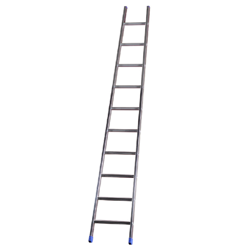 Agril professional trapezoidal aluminum ladder 10 steps pitch 28 cm height 300 cm with non-slip step