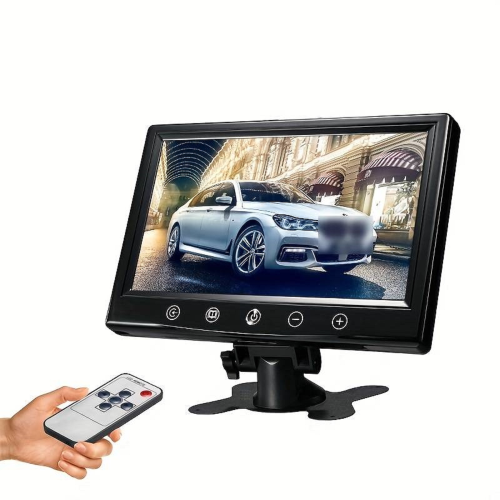 Car monitor with remote control HD 800x480 9" 16:9 lcd screen