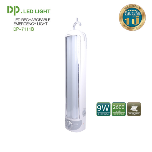 Dp lumière LED lampe à LED rechargeable portable 9W torche 2600mAh lampe de secours et/ou de travail