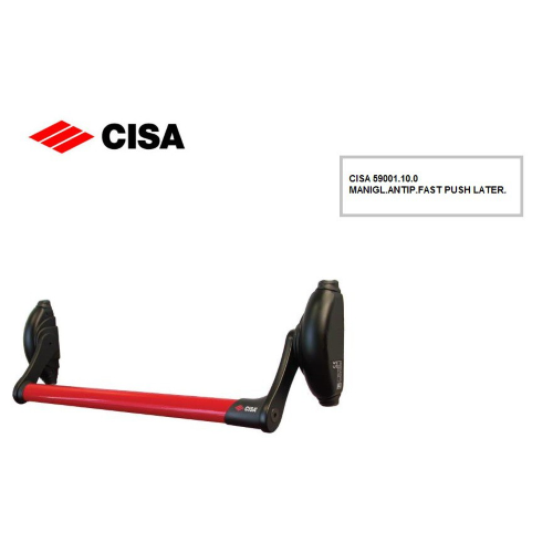 Cisa Fast 59001.10.0 panic exit device push later lateral latch