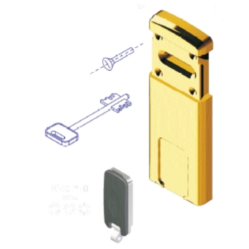 defender magnetico MG220 per serrature a doppia mappa oro lucido pvd