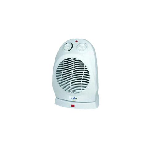 Syntesy stufetta termoventilatore rotante con termostato regolabile tre livelli di temperatura 2000w