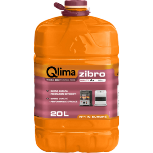 Combustible liquide inodore à base de paraffine Zibro pour poêles à combustible Bidon de 20 litres Point d'éclair > 65°C
