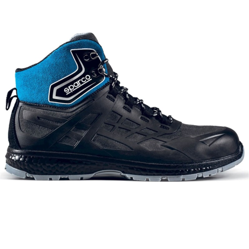 Chaussure Sparco Arctic noir/bleu clair Chaussure de sécurité S3 WR SRC pour environnements à forte présence d'eau et embout en fibre de verre