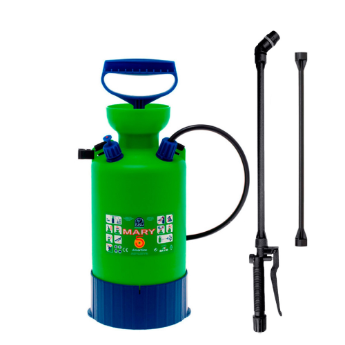 Dimartino pompa a pressione Mary5 5,8 lt. in polipropilene e acciaio per irrigazione agricoltura giardino campeggio