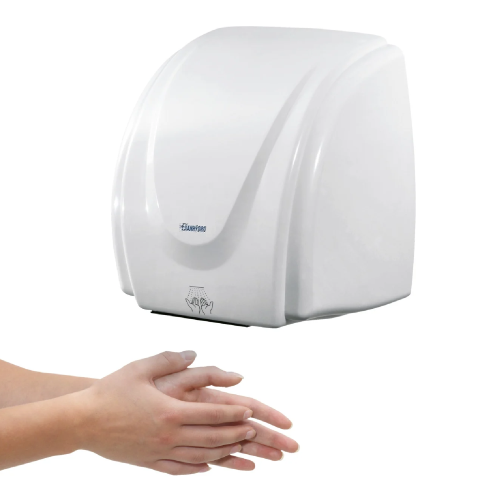 Dianflex asciugamani aria calda elettrico automatico bianco modello Canton 2100W arriva alla temperatura di 65 / 70°C