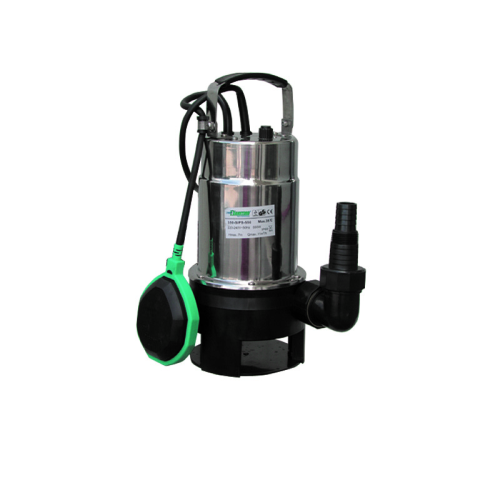 Pompe électrique de drainage submersible en acier inoxydable technopolymère pour relevage des eaux sales 550W 0,75 hp