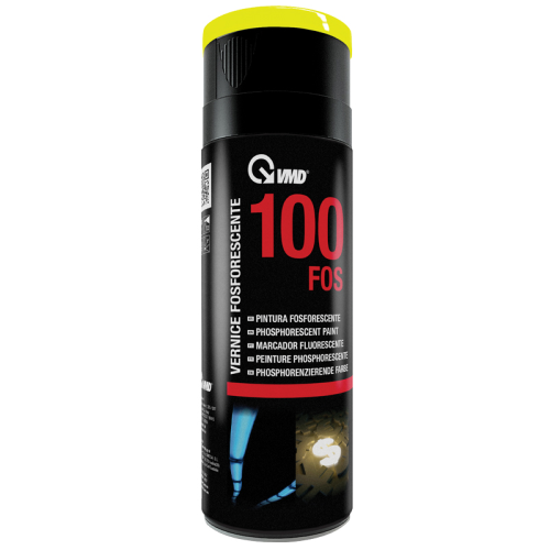 Peinture acrylique phosphorescente en aérosol VMD 100 FOS 400 ml jaune haute visibilité
