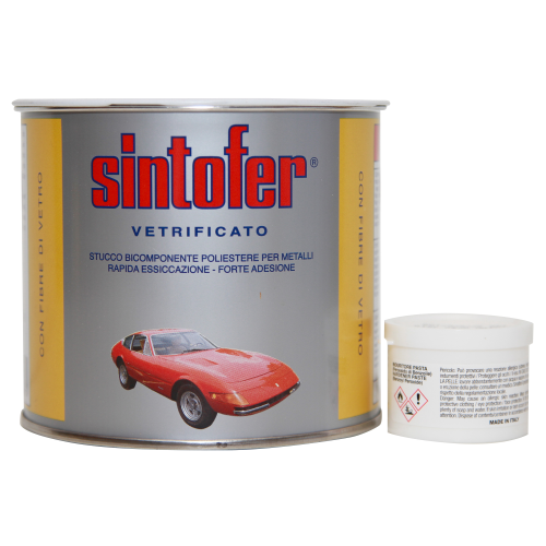 Estuco Sintofer 750 ml vitrificado para carrocerÃ­a metal-hierro y marina