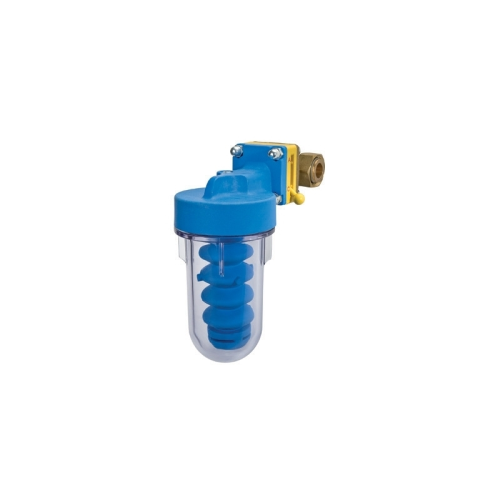 Filtre doseur de polyphosphate Atlas Dosaplus 3 avec tête en plastique et robinet d'arrêt pour eau potable 1/2"