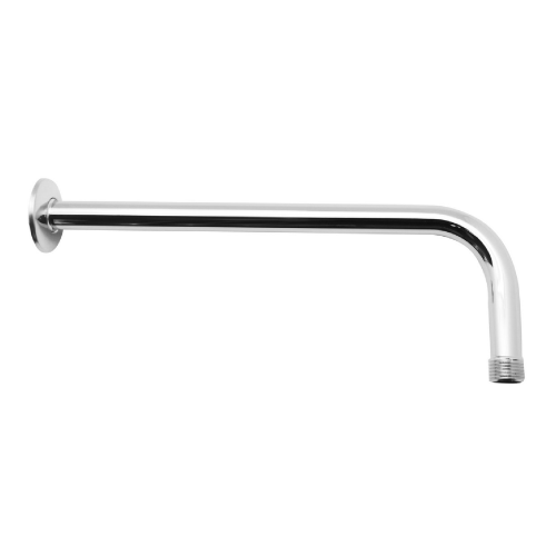 Bras de douche léger avec rosace inox Raccords G 1/2" Ø bras 18 mm longueur 350 mm