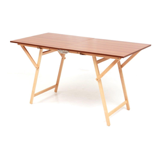 adjustable wooden garden picnic table 70x140 cm formica top