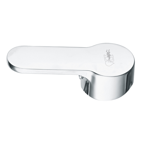 Maniglia per monocomando serie Paco attacco quadro 9x9 mm e lunghezza leva 107 mm in ottone cromato rubinetteria