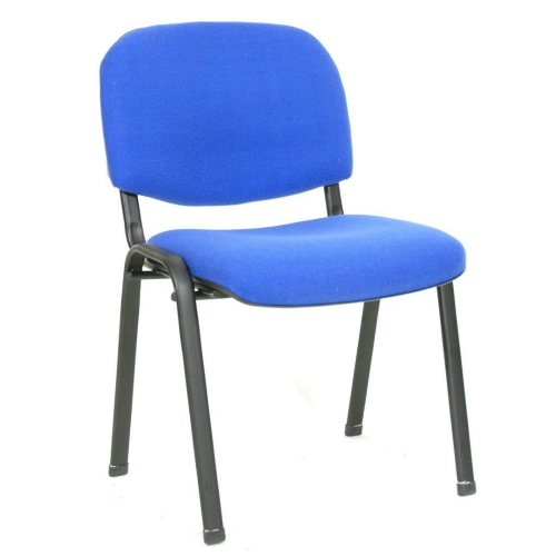 Silla Venere en tejido azul bleu para sillas de oficina en casa sillones