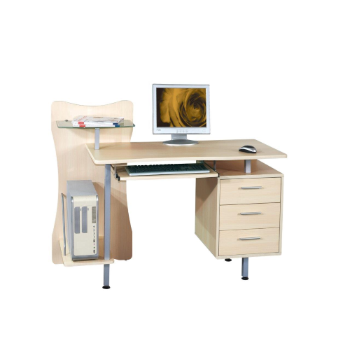computer desk Printer mdf maple computer pc office pc holder