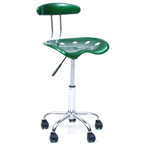 chaise fauteuil pivotant Joli mobilier de bureau vert Ã  roulettes Ã  roulettes