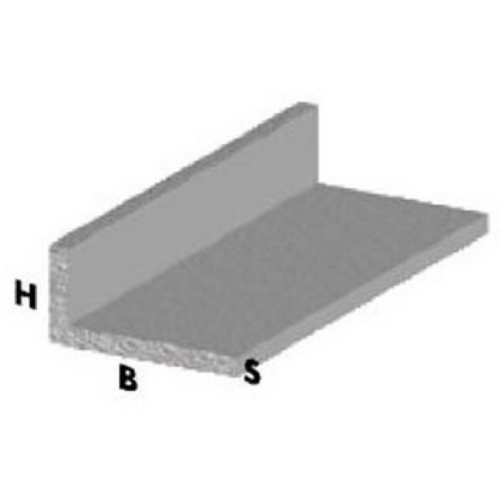 profilo angolare L cm 100 h argento 30x15x1 mm profili alluminio