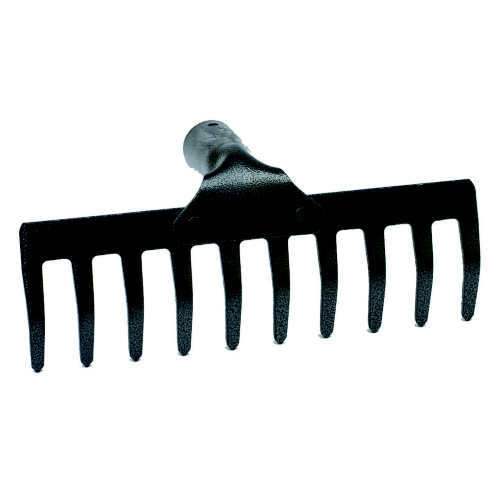 Heavy duty 12 tooth rake made of painted steel lawn and garden rakes