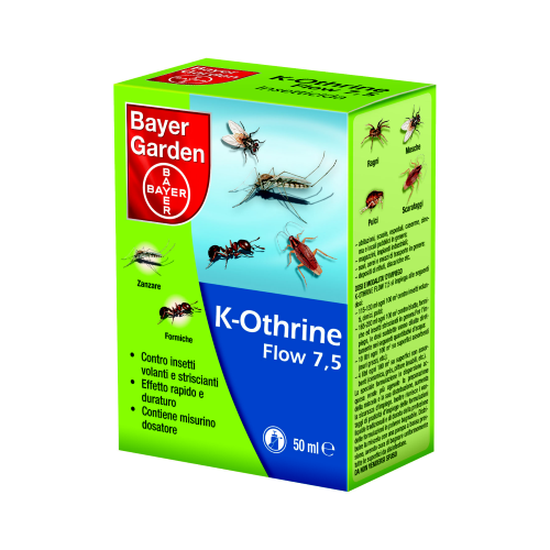 Bayer 24 pz insetticida spray 50 ml K-Othrine Flow 7,5 antiparassitario