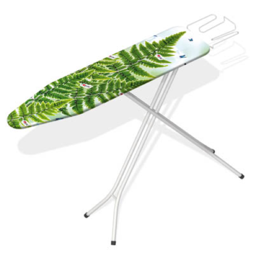 Gimi Andy painted steel ironing board 126x45 cm with boiler rest