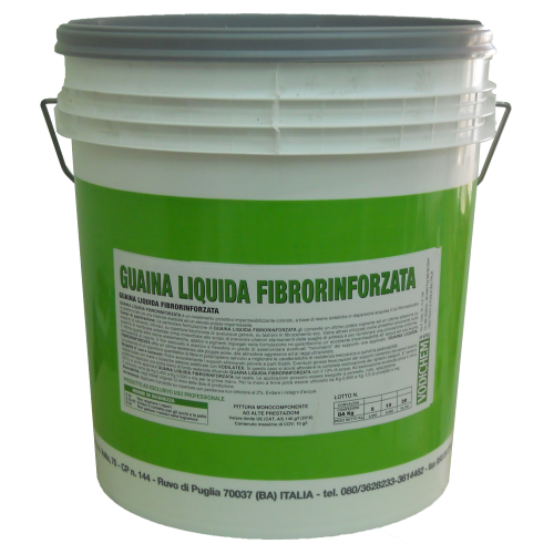 20 kg guaina liquida fibrorinforzata grigia impermeabilizzante liquido