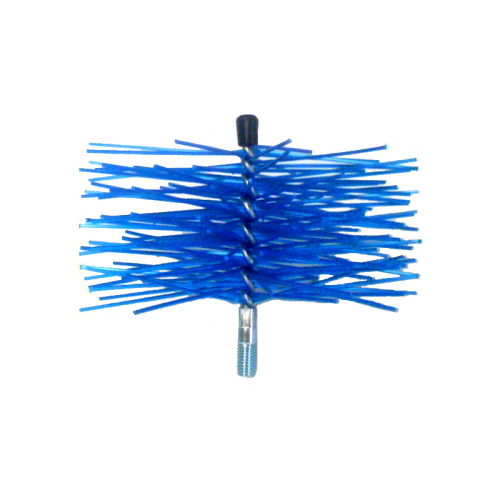 Scovolo tondo in nylon Ø 20 cm attacco M 12 MA per pulizia tubi acciaio inox stufa stufe camino