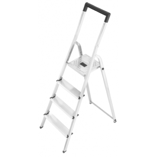 aluminum ladder ladder Hailo L 40 with 4 steps ladder for domestic use